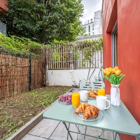 Superbe 1min Metro7 Rez-de-chaussee Appartement *